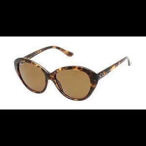 RayBan Cat Eye Tortoiseshell Sunglasses RB4163